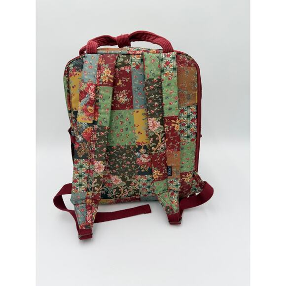 Polo Ralph Lauren Floral Patchwork Backpack Red Green Preppy Collegiate Cottage main image 7
